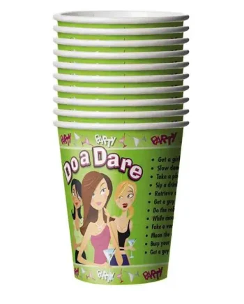 Ball & Chain Truth or Dare Party Cups